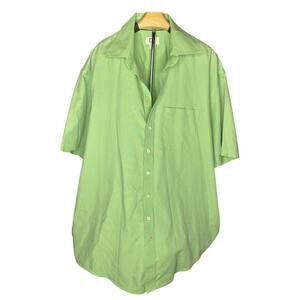 Cutter & Buck green short sleeve button down shirt size xlt